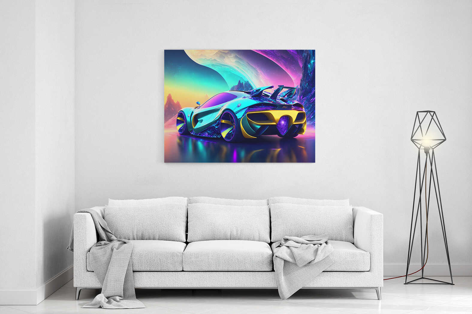 Obraz futuristické auto