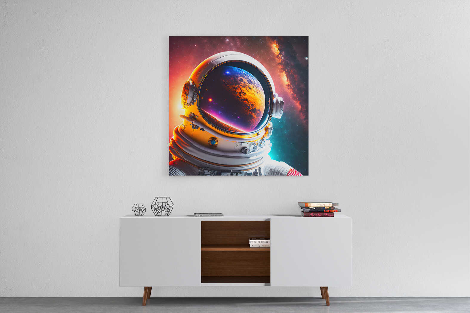 Obraz astronaut ve vesmíru