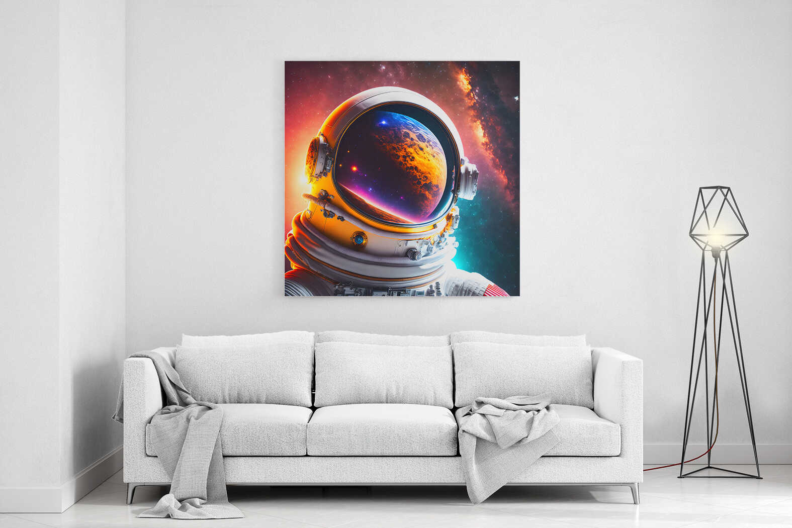 Obraz astronaut ve vesmíru